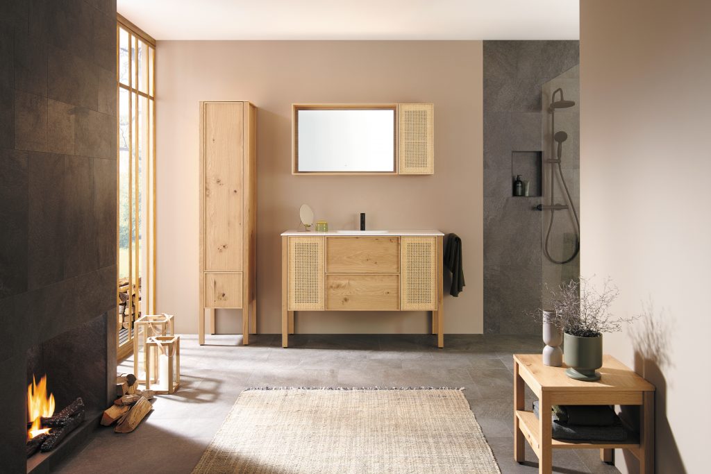 Max from burgbad: made to last bathroom furniture from real wood
