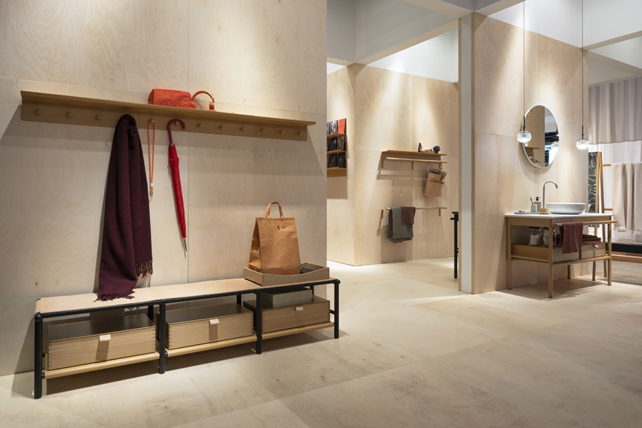 Trade show booth at imm cologne 2020 – launch of the new capsule collection MYA