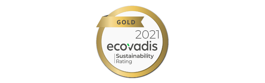 Gold medal from sustainability rating agency EcoVadis for burgbad