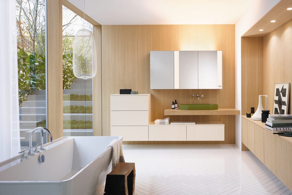 10 furniture trends: smart furniture in the bathroom with rc40 and rl40 from burgbad 
