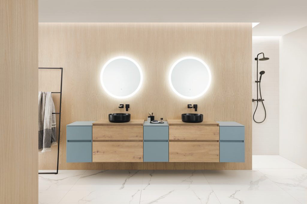 10 furniture trends: colour in the bathroom with Lin20 Badu from burgbad
