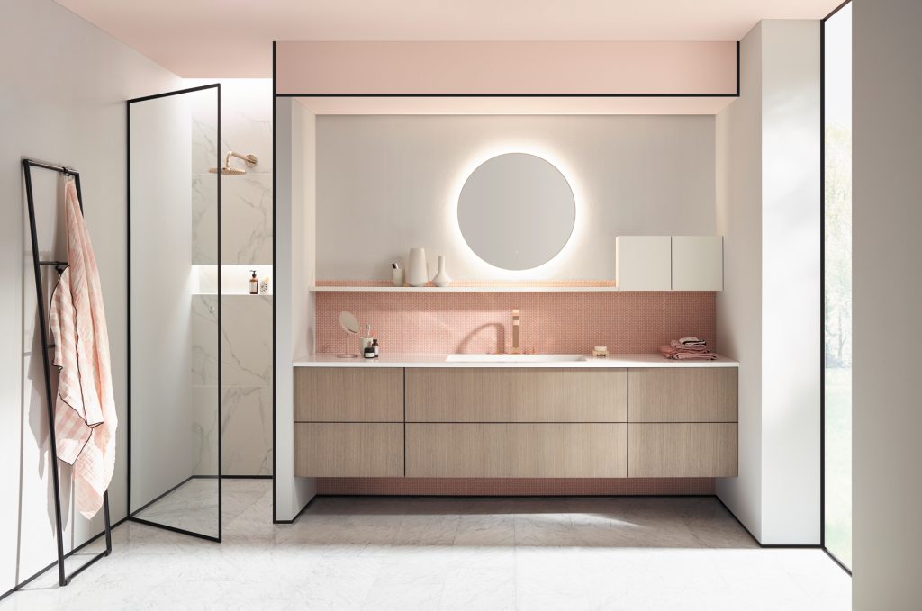 10 furniture trends: individuality in the bathroom with sys30 Sana Diago from burgbad