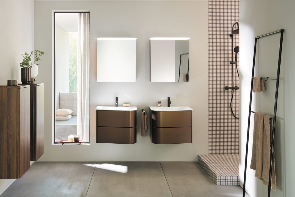 10 furniture trends: cosiness in the bathroom with sys20 Badu from burgbad