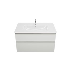 Ceramic washbasin incl. vanity unit SHBU102 - burgbad